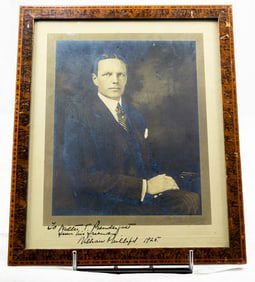 A signed and dated silver gelatin photograph of William Phillips, Under Secretary of State and