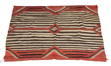 A Navajo Third Phase chief's blanket