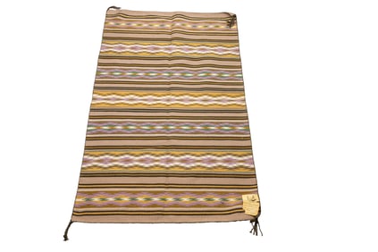 A Navajo blanket woven by Marie Anderson