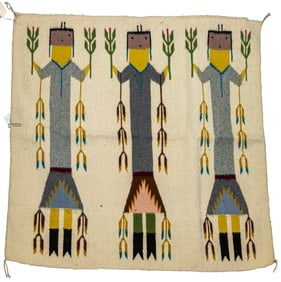 A Navajo Yei blanket