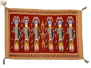 Two Navajo Sandpainting rugs