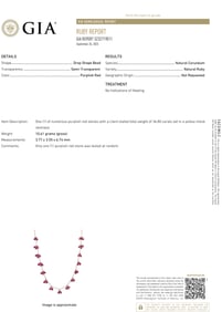 A ruby and 18k gold necklace