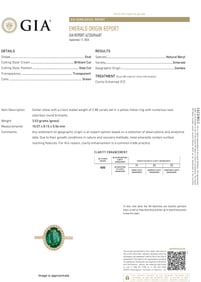 A Zambian emerald, diamond, and 18k gold ring