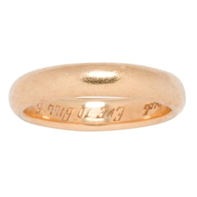 A 14k gold band
