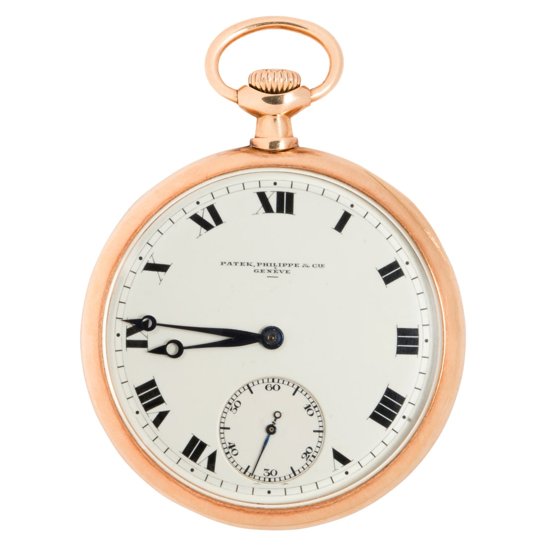 A Patek Philippe 14k gold open-face pocket watch (1 of 3)