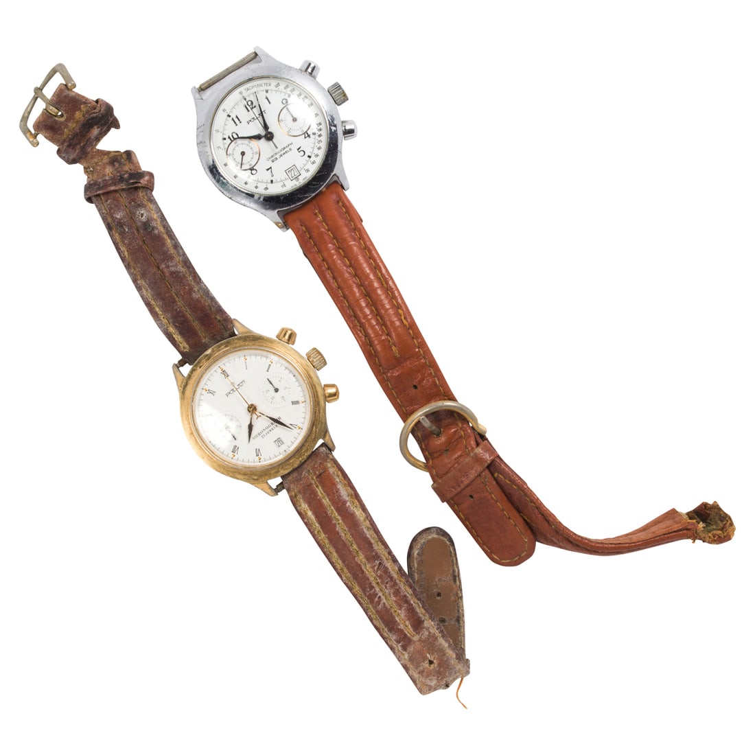 A pair of Russian Poljot chronograph wristwatches (1 of 3)