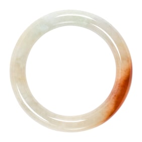 A jade bangle bracelet