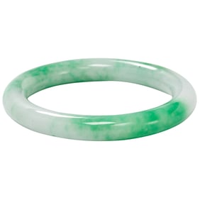A jade bangle bracelet