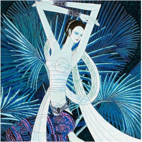 Ting Shao Guang (born 1939) - Dance of the Peacock