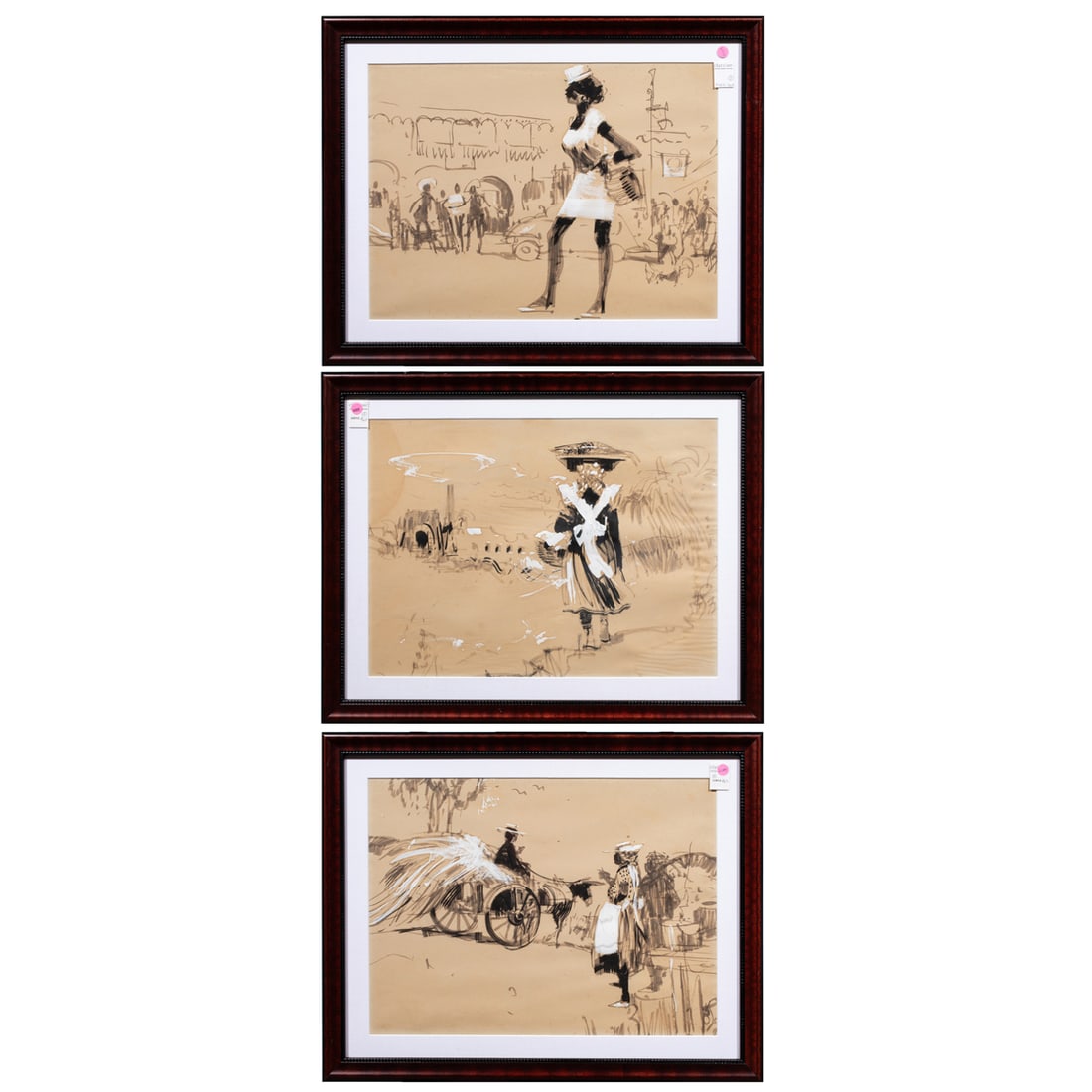 Works on paper, European School (20th century) (1 of 4)