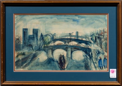 Watercolor, French School (20th century)