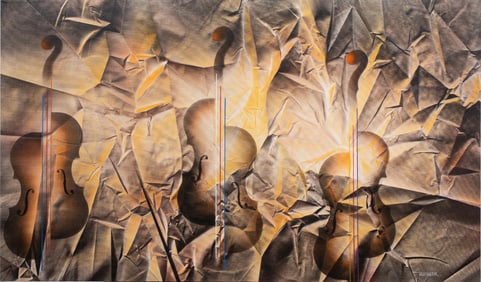 Painting, Manner of Leonardo Nierman