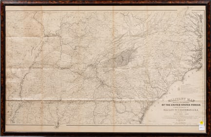 Map, American School (19th century)