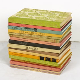 A collection of 16 Bohemian Club hard cover books