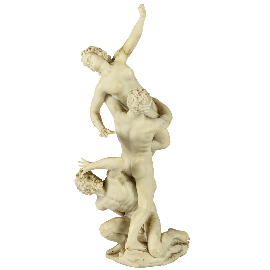 A Grand Tour style cast figural group of The Abduction of the Sabine (1 of 5)