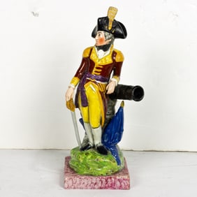 A Staffordshire pottery portrait figure of Wellington