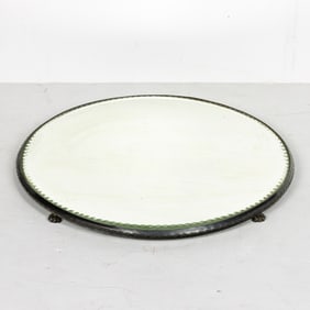 An early 20th century mirrored plateau