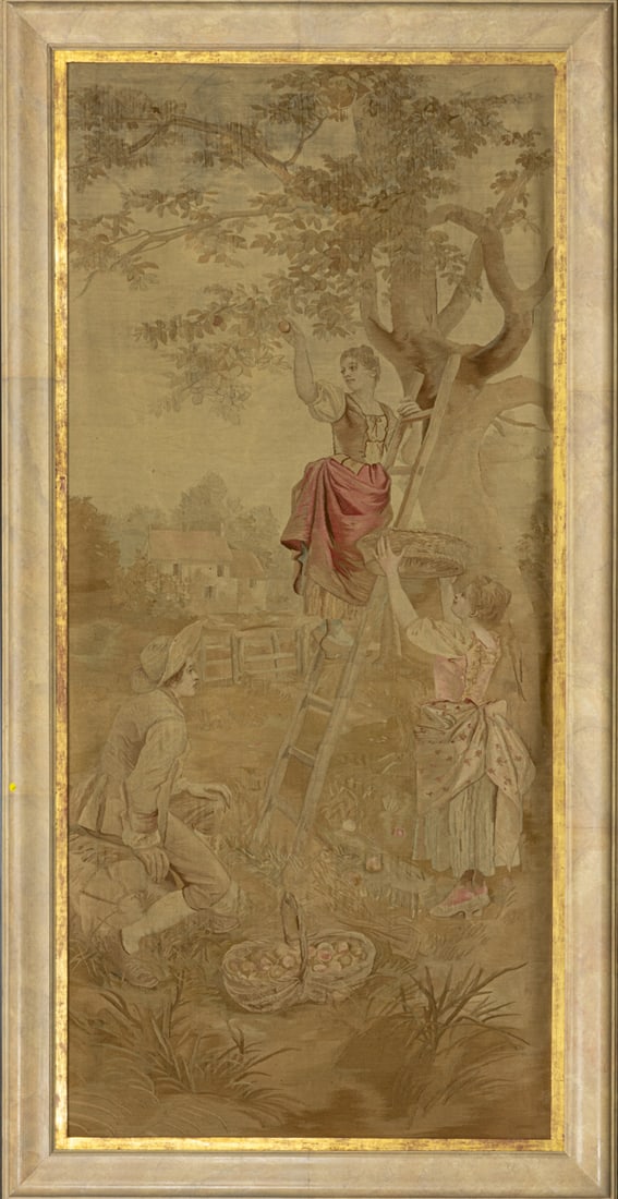 A large framed Continental tapestry panel (1 of 1)