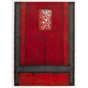 Hiroyuki Tajima (1911-1984) - Red in Blue