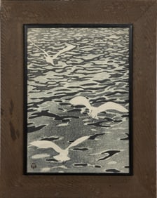 Aoyama Masaharu (1893-1969) - Seagulls