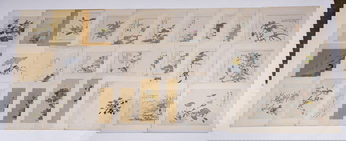 A large group of Chinese woodblock prints