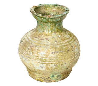 A Chinese lead glazed jar