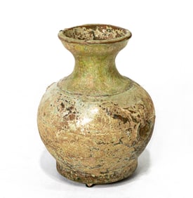 A Chinese lead glazed jar