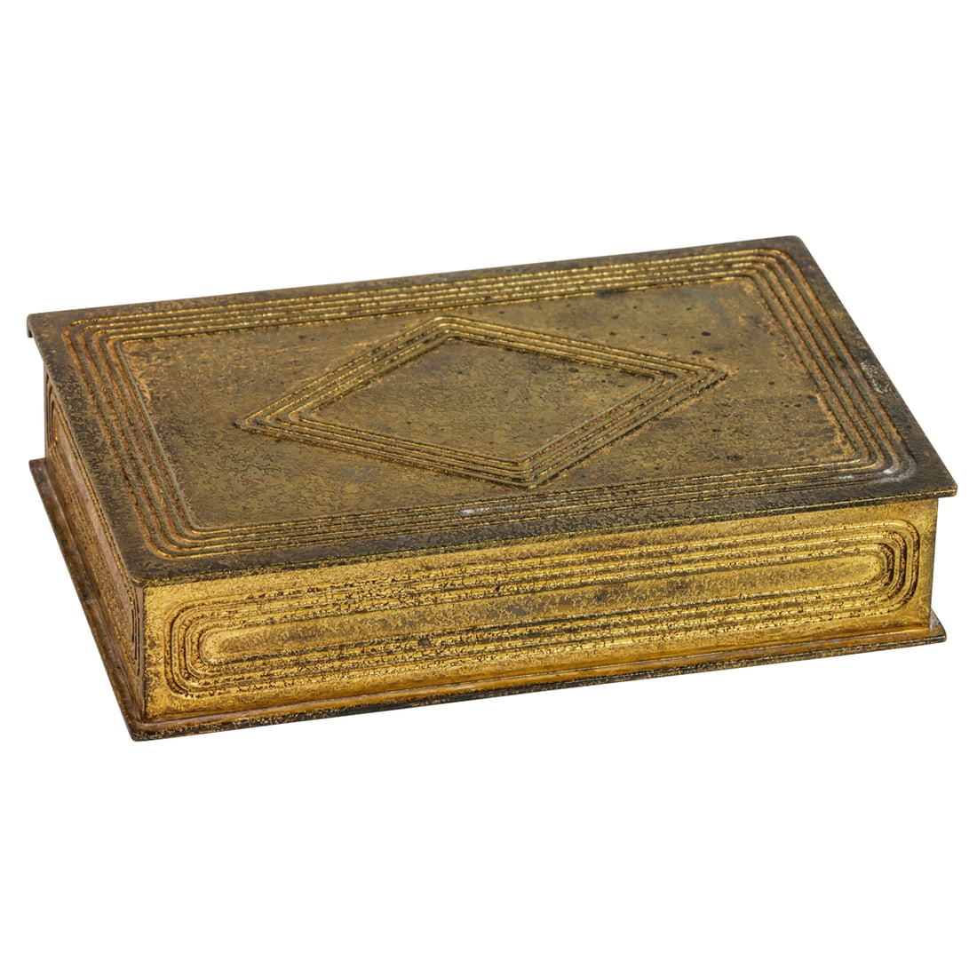 A Tiffany Studios gilt bronze graduate box (1 of 5)