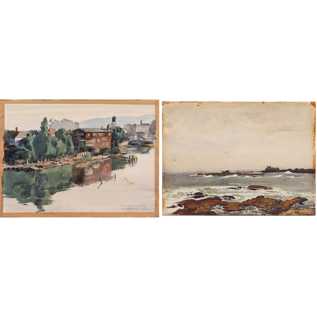 Watercolors, Edmond James Fitzgerald (1 of 7)