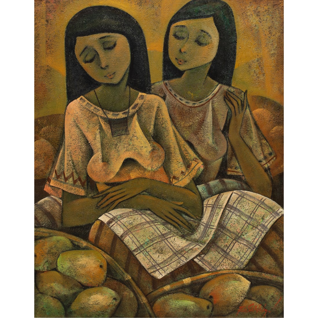 Painting, Roger San Miguel (1 of 4)