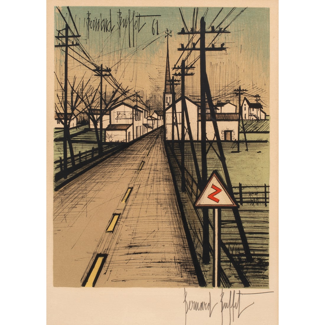 Print, Bernard Buffet (1 of 6)