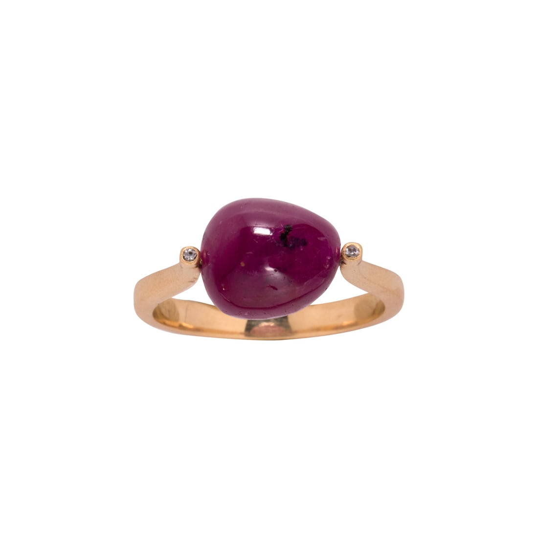 A ruby, diamond, and 18k gold ring (1 of 2)