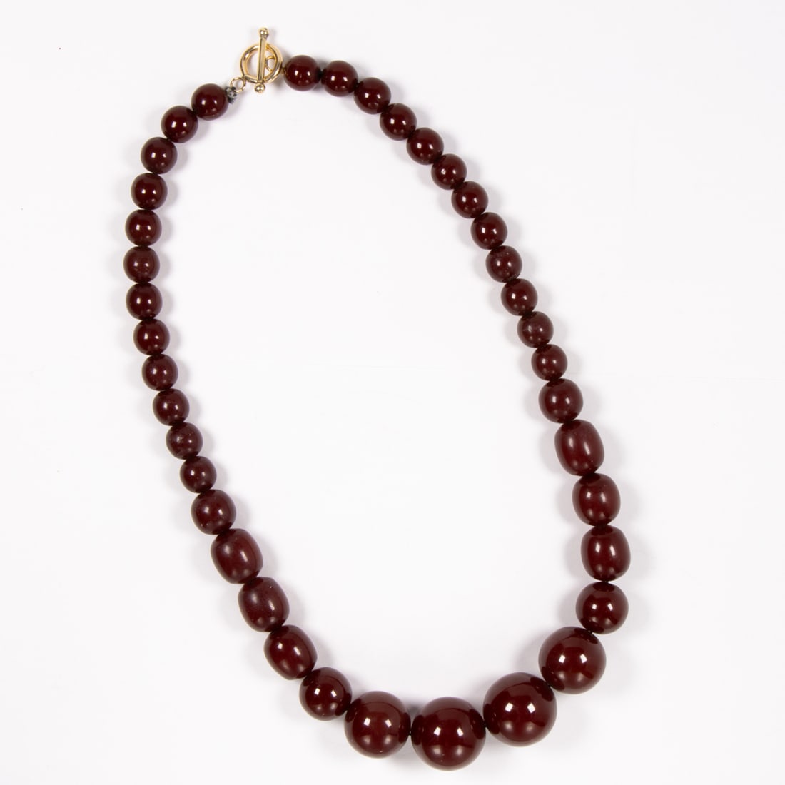 An amber and gold fill necklace (1 of 1)