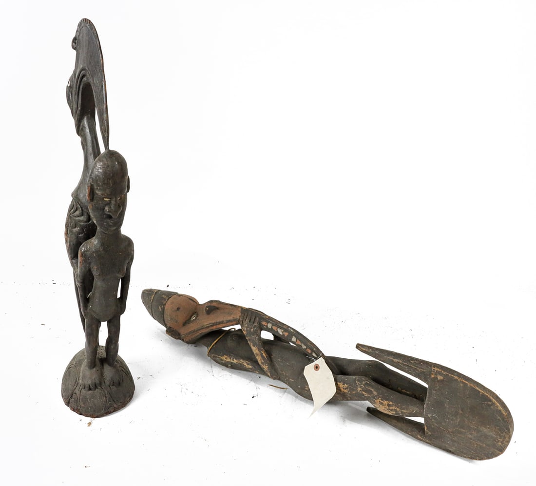 Two tribal carved figural groups (1 of 1)