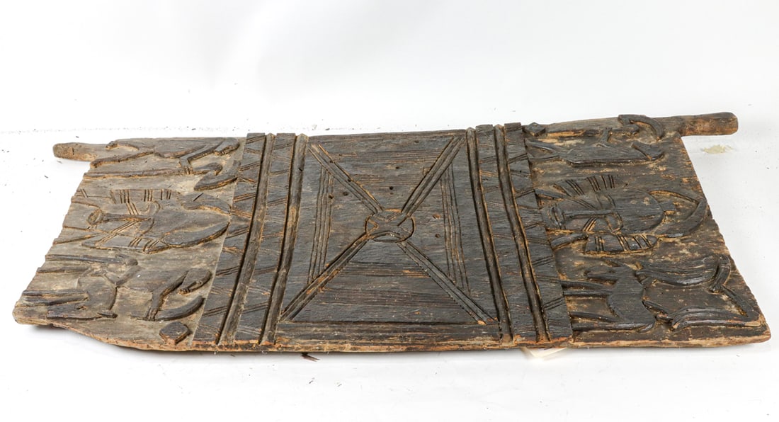 A large African carved granary door (1 of 1)