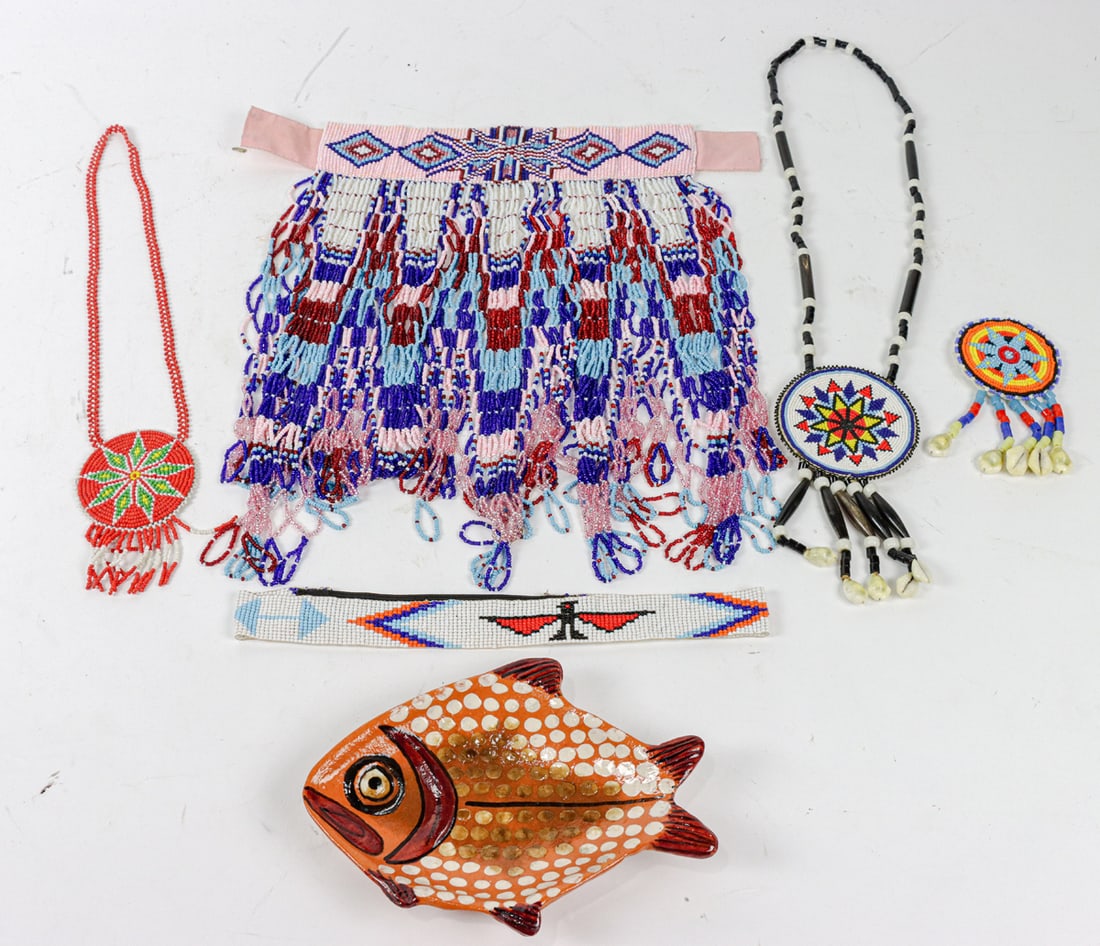 A Native American collection consisting of beaded items and other (1 of 1)