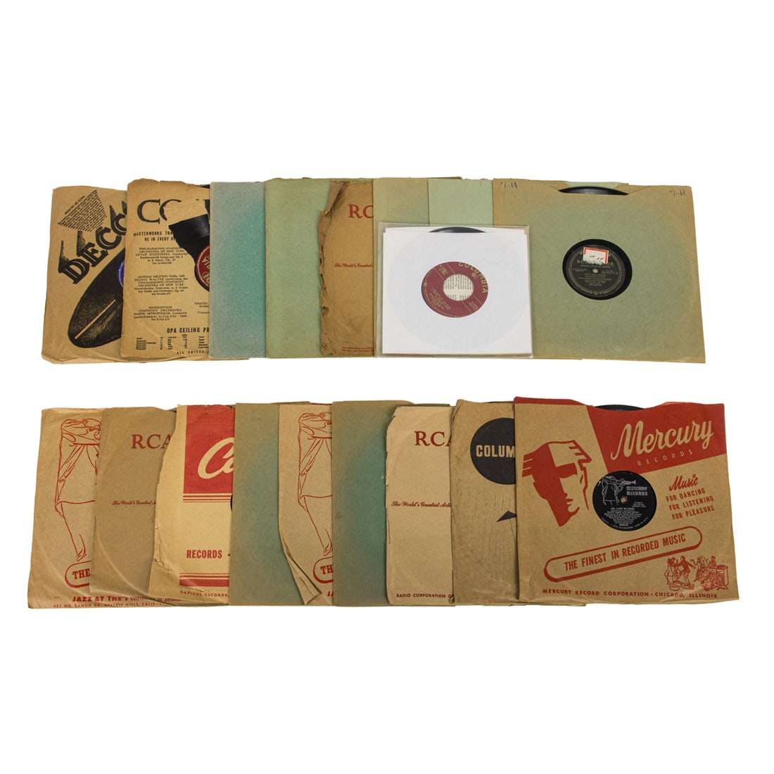 A collection of eighteen early Count Basie albums comprising various labels (1 of 5)