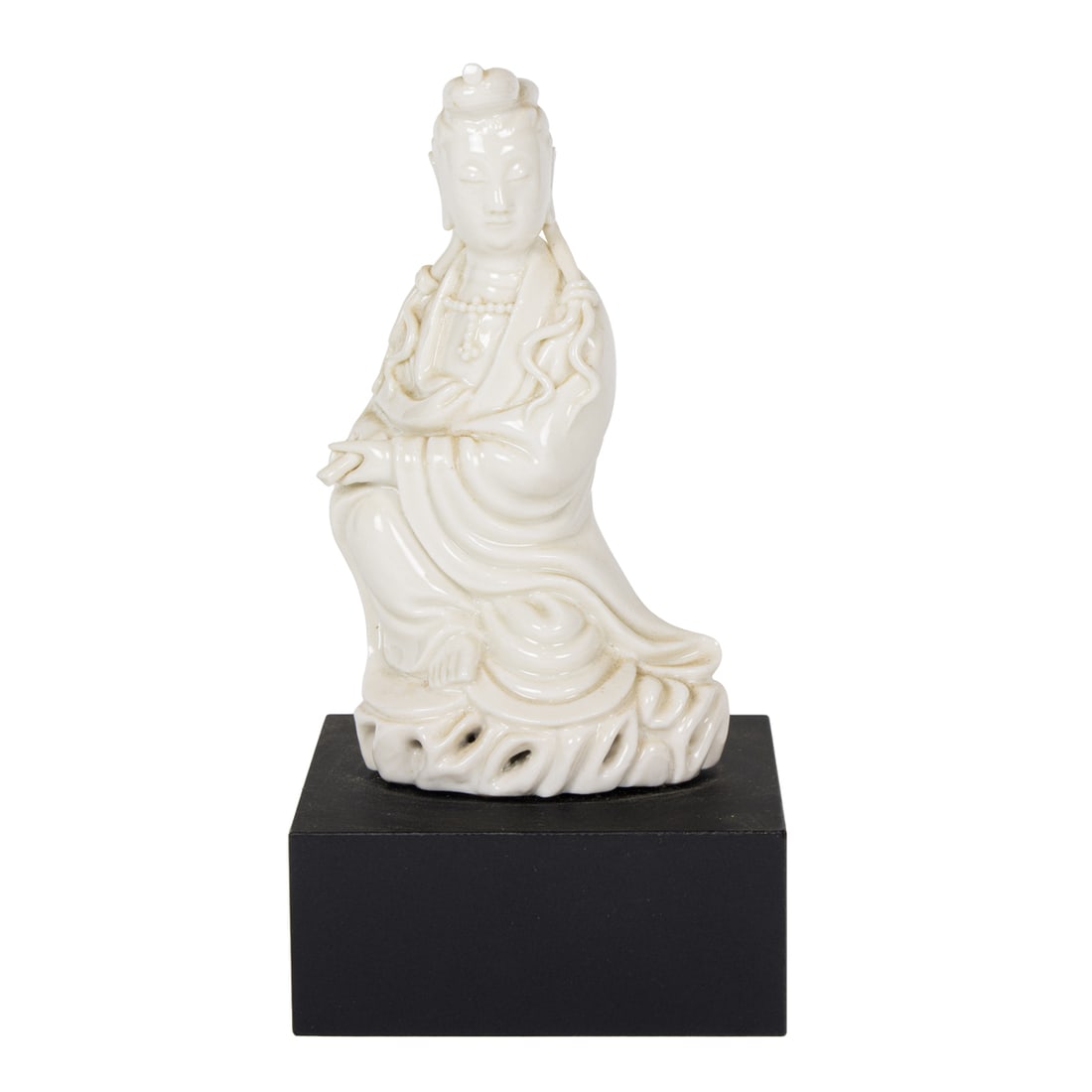 A Chinese Dehua figure of Guanyin (1 of 4)