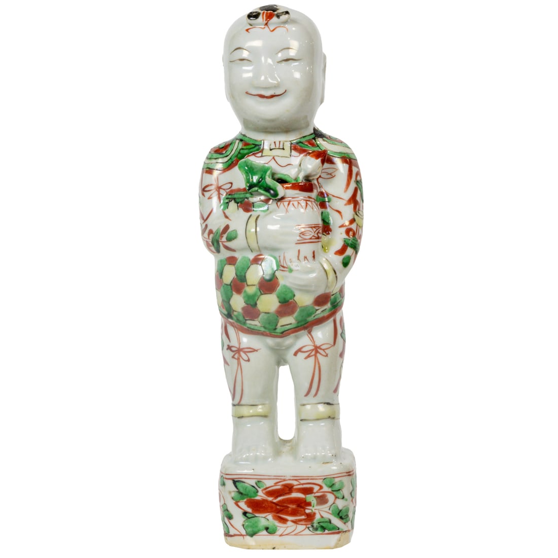 A pair of Chinese famille rose meiping form vases (1 of 3)