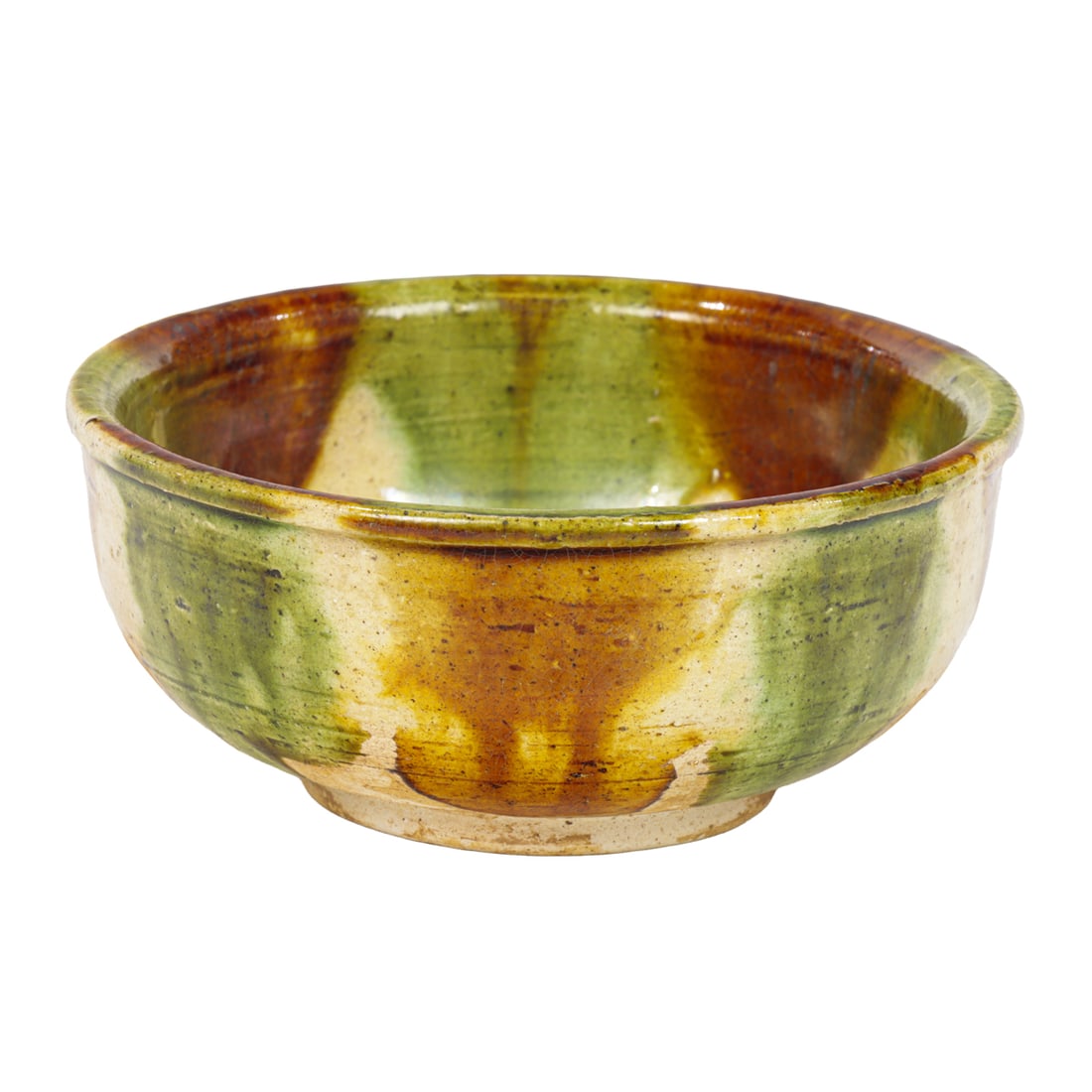 A Chinese sancai glazed cup (1 of 5)