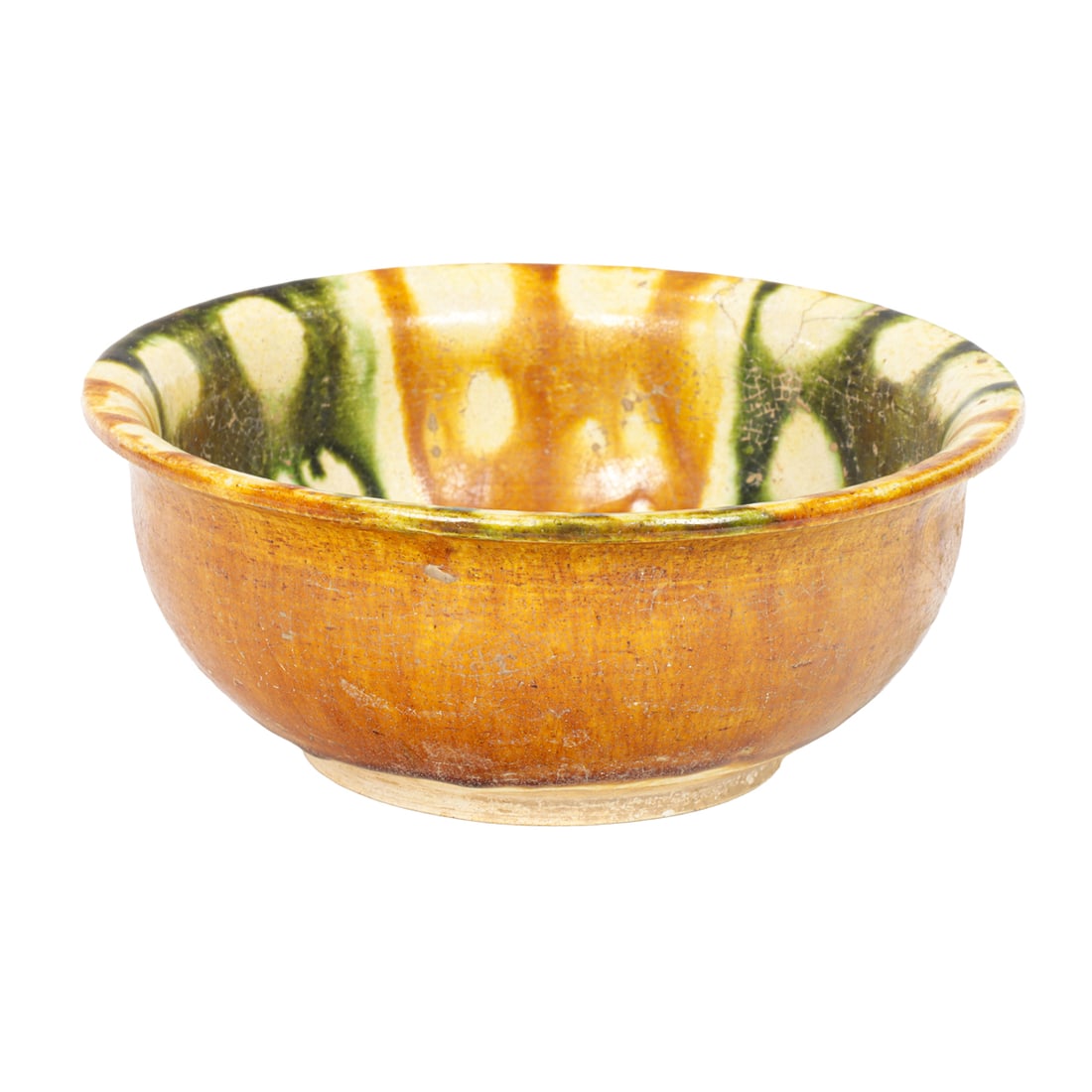 A Chinese sancai glazed bowl (1 of 5)