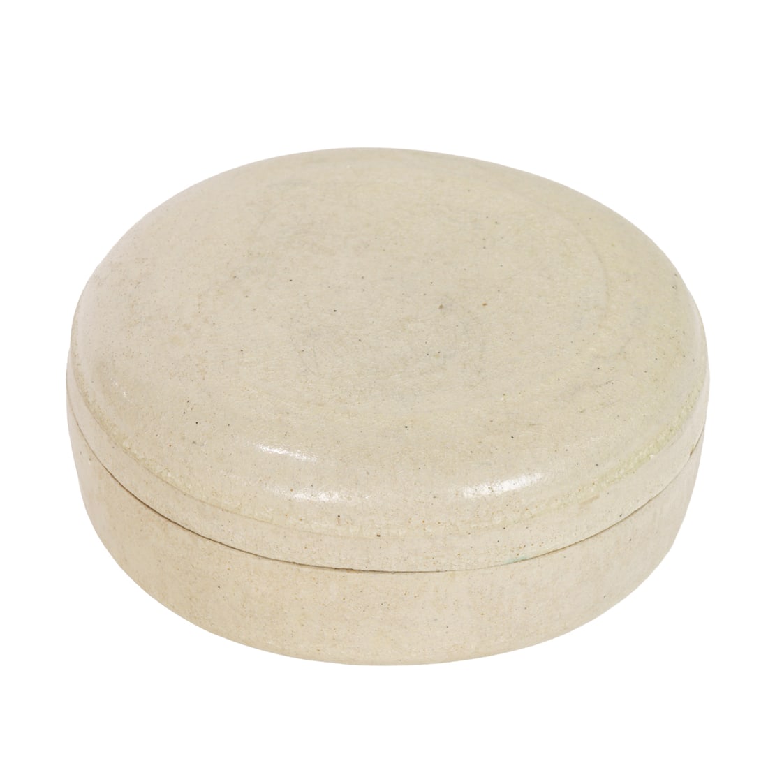 A Chinese white glazed box and cover (1 of 5)