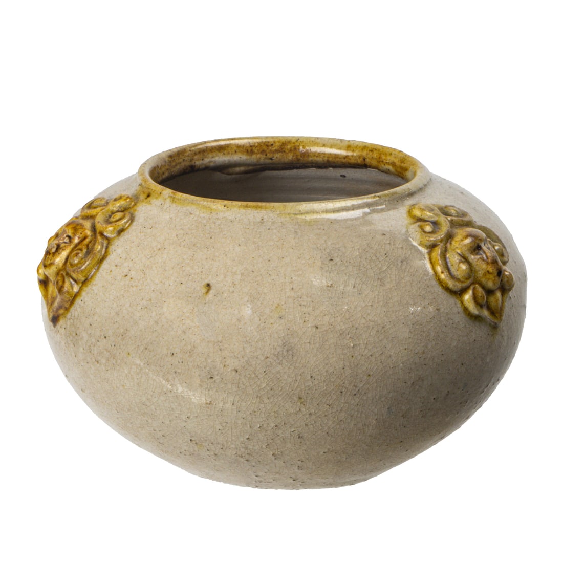 A Chinese amber glazed water pot (1 of 5)