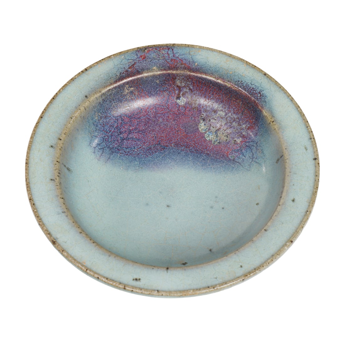 A Chinese Junyao shallow dish (1 of 3)
