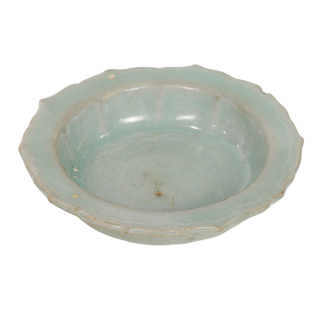 A Chinese Longquan celadon glazed dish (1 of 5)