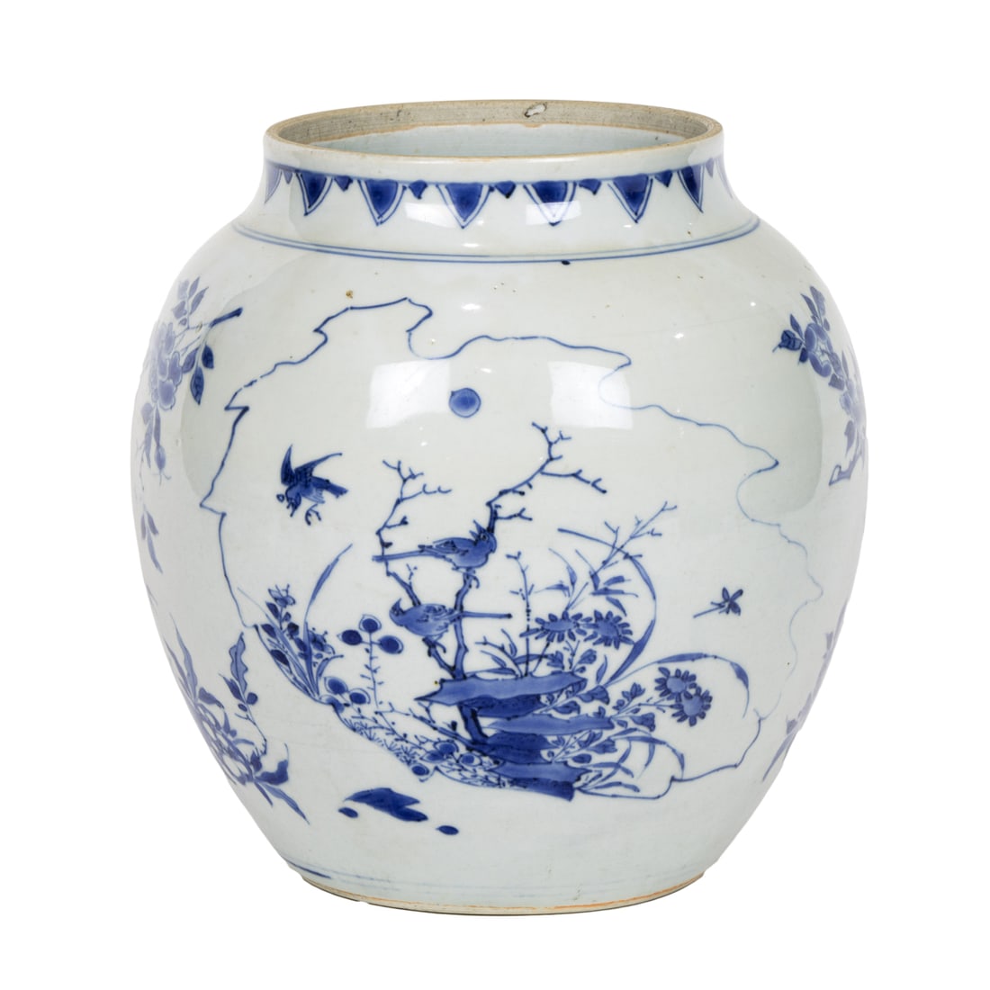 A Chinese blue and white jar (1 of 4)
