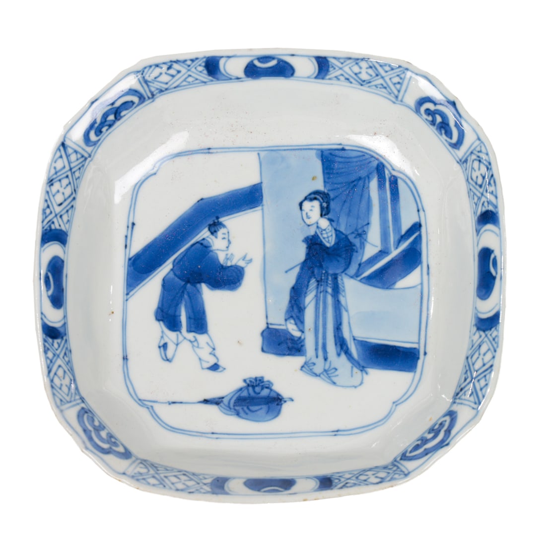 A Chinese blue and white dish (1 of 4)
