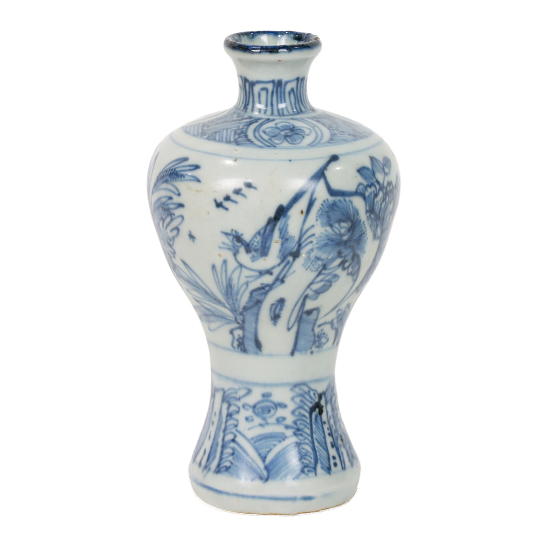 A Chinese blue and white meiping vase (1 of 5)