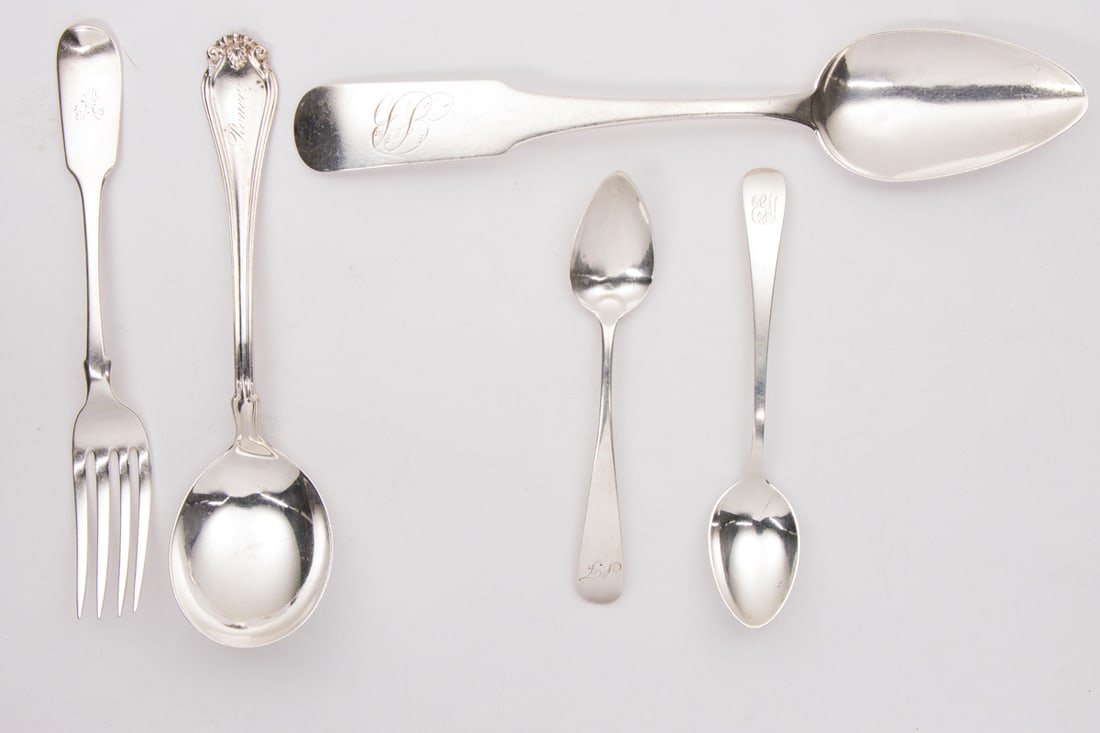 A Collection of American and English Sterling Flatware (1 of 3)