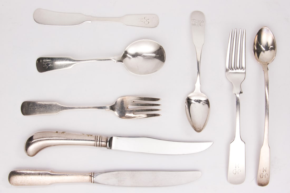 A Gorham Sterling Flatware Service in the Old English Tipt pattern (1 of 5)